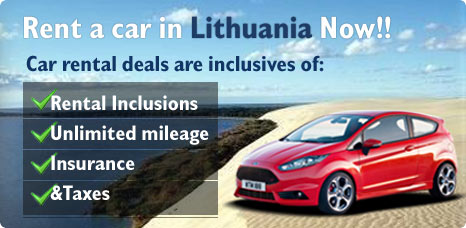 Rent a car in Lithuania
